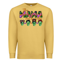 Antique Gold personalized this mama loves her monsters Premium Sweatshirt - CowGirlArtShop