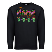 Black personalized this mama loves her monsters Premium Sweatshirt - CowGirlArtShop