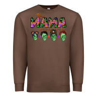 Chestnut personalized this mama loves her monsters Premium Sweatshirt - CowGirlArtShop