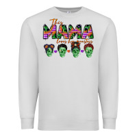 Dove Grey personalized this mama loves her monsters Premium Sweatshirt - CowGirlArtShop