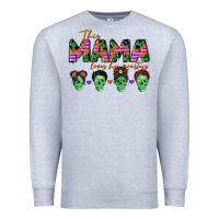 Heather Grey personalized this mama loves her monsters Premium Sweatshirt - CowGirlArtShop