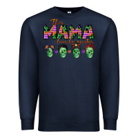 Navy personalized this mama loves her monsters Premium Sweatshirt - CowGirlArtShop