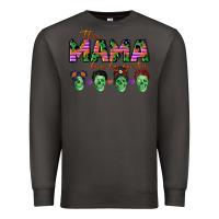 Smoke personalized this mama loves her monsters Premium Sweatshirt - CowGirlArtShop