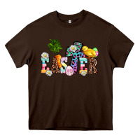 Chocolate Brown easter Heavy Core Tee - AdoDesignShop
