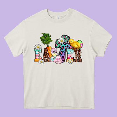 Easter Heavy Core Tee Designed By Adodesignshop