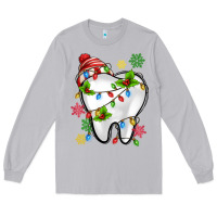 Moon Dust Christmas Teeth Dentist Long Sleeve Tee - MaliasSmallBusiness