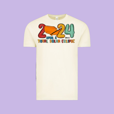 Total Solar Eclipse Vintage Tee Designed By Maliassmallbusiness