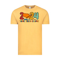 Vintage Mustard total solar eclipse Vintage Tee - MaliasSmallBusiness