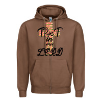 Chestnut Trust In The Lord Zipper Hoodie - Bettercallsaul