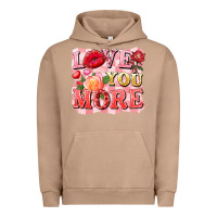 Pigment Burro love you more Urban Hoodie - FaDigitalArtStudio
