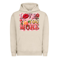 Pigment French Oak love you more Urban Hoodie - FaDigitalArtStudio
