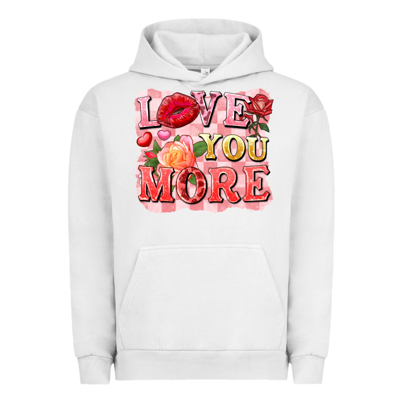 Love You More Urban Hoodie by FaDigitalArtStudio | Teevron