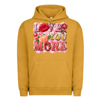 Pigment Peanut Butter love you more Urban Hoodie - FaDigitalArtStudio