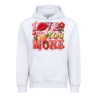 White love you more Urban Hoodie - FaDigitalArtStudio