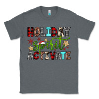 Charcoal Heather holiday spirit activate Classic Tee - JahusDesignShop