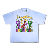 Grape Ice i'm just here for the crawfish Urban Heavy Tee - MaliasSmallBusiness
