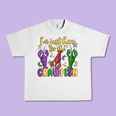 I'm Just Here For The Crawfish Urban Heavy Tee Designed By Maliassmallbusiness