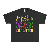 Pigment Black i'm just here for the crawfish Urban Heavy Tee - MaliasSmallBusiness