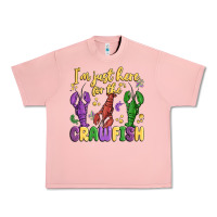 Salmon i'm just here for the crawfish Urban Heavy Tee - MaliasSmallBusiness