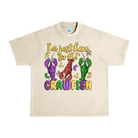 Sandshell i'm just here for the crawfish Urban Heavy Tee - MaliasSmallBusiness