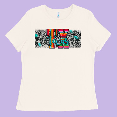 Tx Texas Ladies Tee Designed By Jahusdesignshop