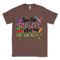 Chestnut See the ability not the disability Classic Tee - NancyCooperArtShop