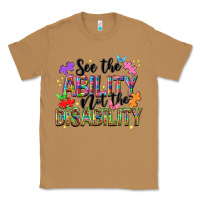 Toasted Coconut See the ability not the disability Classic Tee - NancyCooperArtShop
