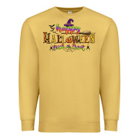 Antique Gold happy halloween trick or treat Premium Sweatshirt - CowGirlArtShop