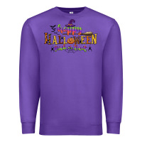 Purple happy halloween trick or treat Premium Sweatshirt - CowGirlArtShop