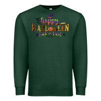 Sports Green happy halloween trick or treat Premium Sweatshirt - CowGirlArtShop