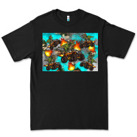 Black Dinosaur monster truck Premium Tee - Artiststas