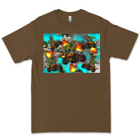 Cacao Dinosaur monster truck Premium Tee - Artiststas
