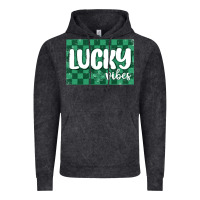 Vintage Black lucky vibes Vintage Hoodie - MaliasSmallBusiness