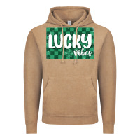 Vintage Coffee lucky vibes Vintage Hoodie - MaliasSmallBusiness