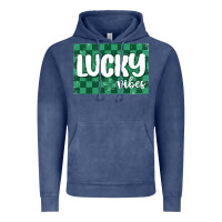 Vintage Denim lucky vibes Vintage Hoodie - MaliasSmallBusiness