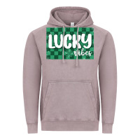 Vintage Zinc lucky vibes Vintage Hoodie - MaliasSmallBusiness