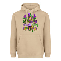 Mushroom mardi gras fleur de lis Heavyweight Hoodie - CowGirlArtShop