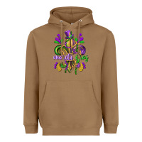 Toasted Coconut mardi gras fleur de lis Heavyweight Hoodie - CowGirlArtShop