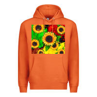 Carrot juneteenth sunflowers Premium Hoodie - CowGirlArtShop