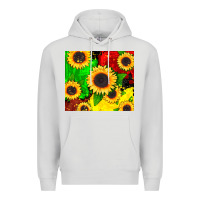 Dove Grey juneteenth sunflowers Premium Hoodie - CowGirlArtShop