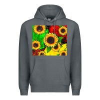 Rock juneteenth sunflowers Premium Hoodie - CowGirlArtShop