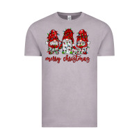 Vintage Zinc merry christmas gnome with christmas lights Vintage Tee - JahusDesignShop