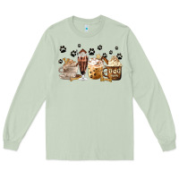 Matcha Dog Mom Coffee Lover Coffee Cups Long Sleeve Tee - MaliasSmallBusiness