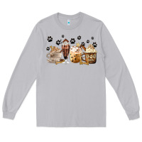 Moon Dust Dog Mom Coffee Lover Coffee Cups Long Sleeve Tee - MaliasSmallBusiness