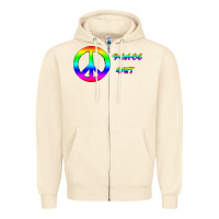 Sandshell Peace Out Zipper Hoodie - Bettercallsaul