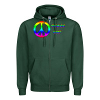 Sports Green Peace Out Zipper Hoodie - Bettercallsaul