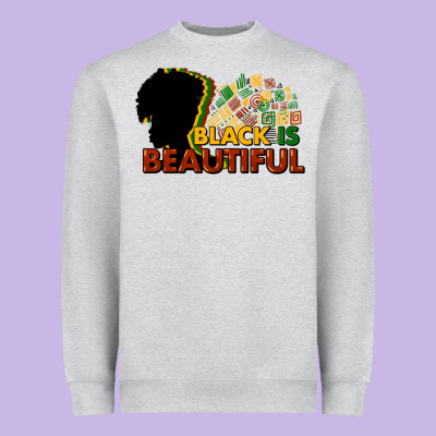 Black Is Beautiful Heavyweight Sweatshirt Designed By Nancycooperartshop