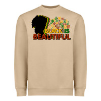 Mushroom black is beautiful Heavyweight Sweatshirt - NancyCooperArtShop