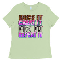 Matcha race ıt great ıt fıx ıt repeat ıt Ladies Tee - AdoDesignShop