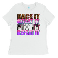 White race ıt great ıt fıx ıt repeat ıt Ladies Tee - AdoDesignShop